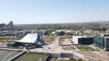 Horizontal video: Drone footage of tempe city in arizona 12107341. Duration: 12 seconds. Resolution: 3840x2160