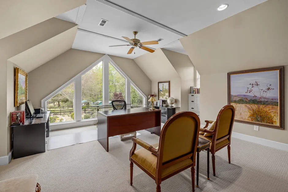 Interior of a Home Office