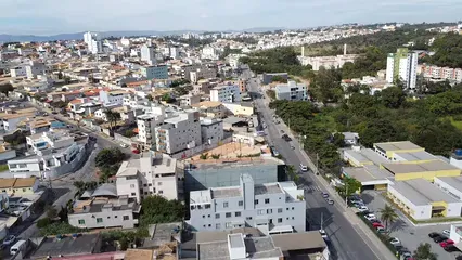 Horizontal video: A bird s eye view of a city with lots of buildings 17251414. Duration: 30 seconds. Resolution: 2720x1530