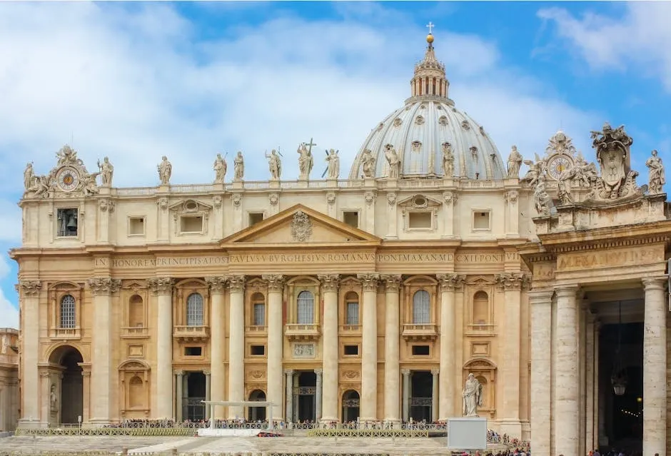 Saint Peter's Cathedral in Rome