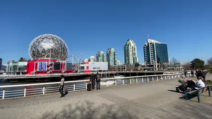 Horizontal video: Vancouver city line from the bay park 4095478. Duration: 6 seconds. Resolution: 3840x2160