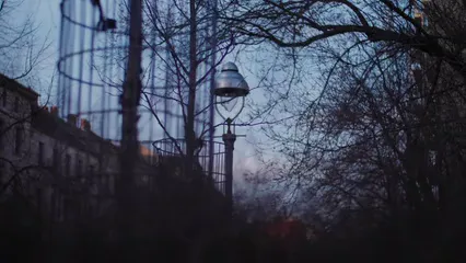 Horizontal video: Shot of a street lamp in the city park 4216173. Duration: 13 seconds. Resolution: 3840x2160