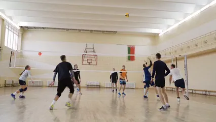 Horizontal video: People playing volleyball 6216952. Duration: 15 seconds. Resolution: 1920x1080