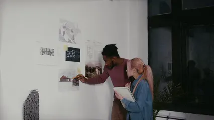 Horizontal video: Architects working in architecture project 6615419. Duration: 16 seconds. Resolution: 3840x2160