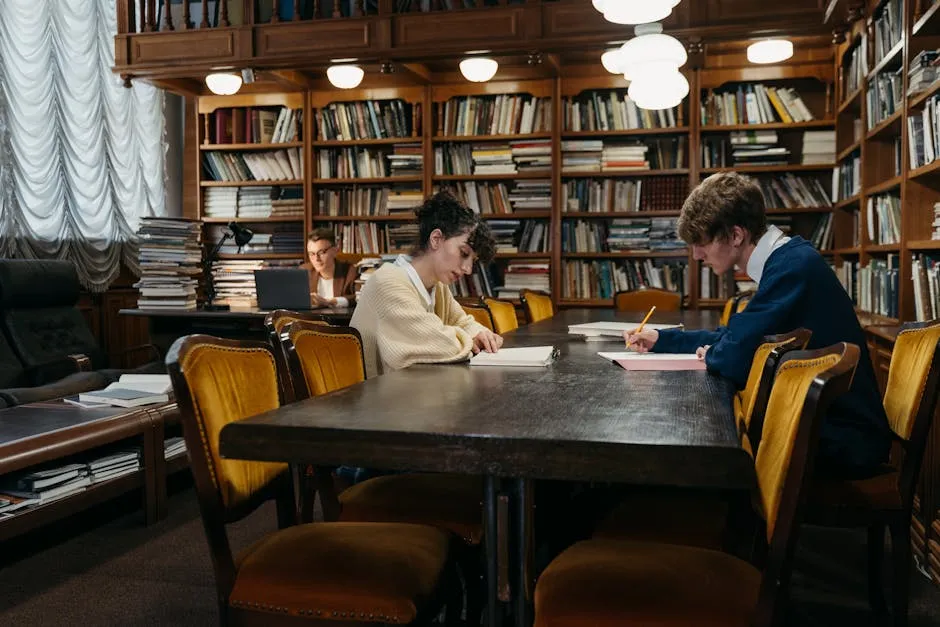 Students Sitting at the Table