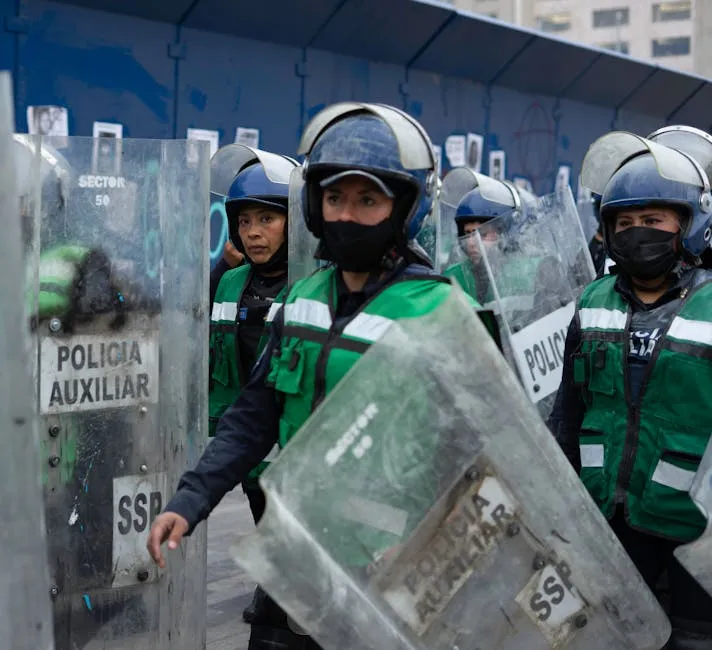 Police in Riot Gear