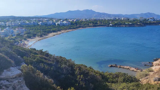 Horizontal video: Scenic coastal bay with mountain view 28670130. Duration: 20 seconds. Resolution: 3840x2160