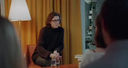 Horizontal video: A man sitting at a table with a woman 4865381. Duration: 65 seconds. Resolution: 4096x2160