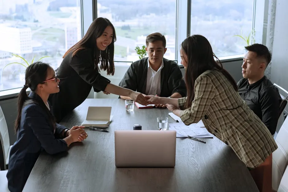 People Having a Meeting