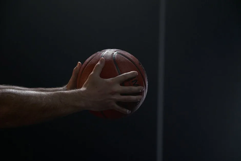 A Person Holding a Basketball