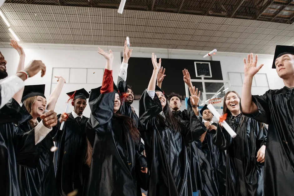 Low Angle Photo of Fresh Graduates