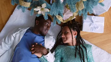 Horizontal video: A couple having a conversation 10602677. Duration: 13 seconds. Resolution: 3840x2160