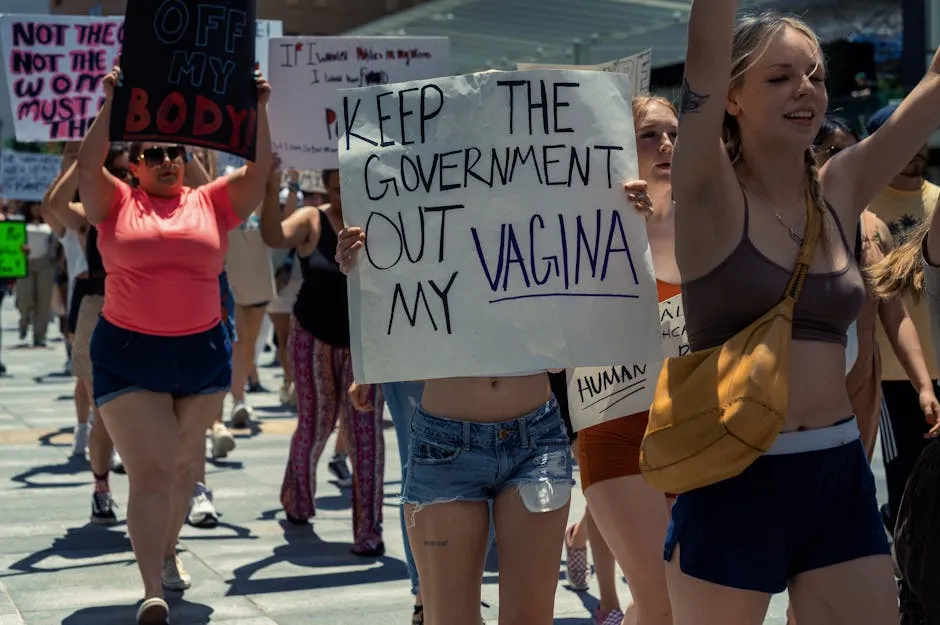 Protesters doing a Rally