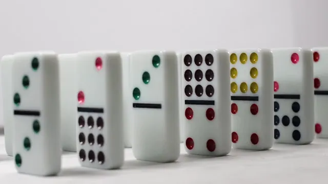 Horizontal video: Set of dominoes 1793414. Duration: 20 seconds. Resolution: 1280x720