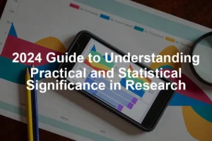 Featured image for 2024 Guide to Understanding Practical and Statistical Significance in Research