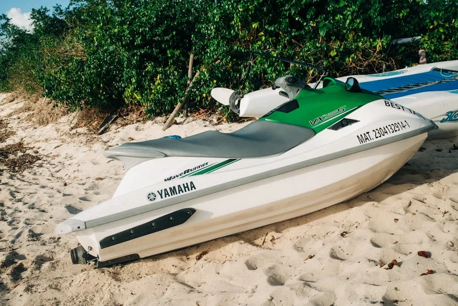 Water Scooters on the Beach 