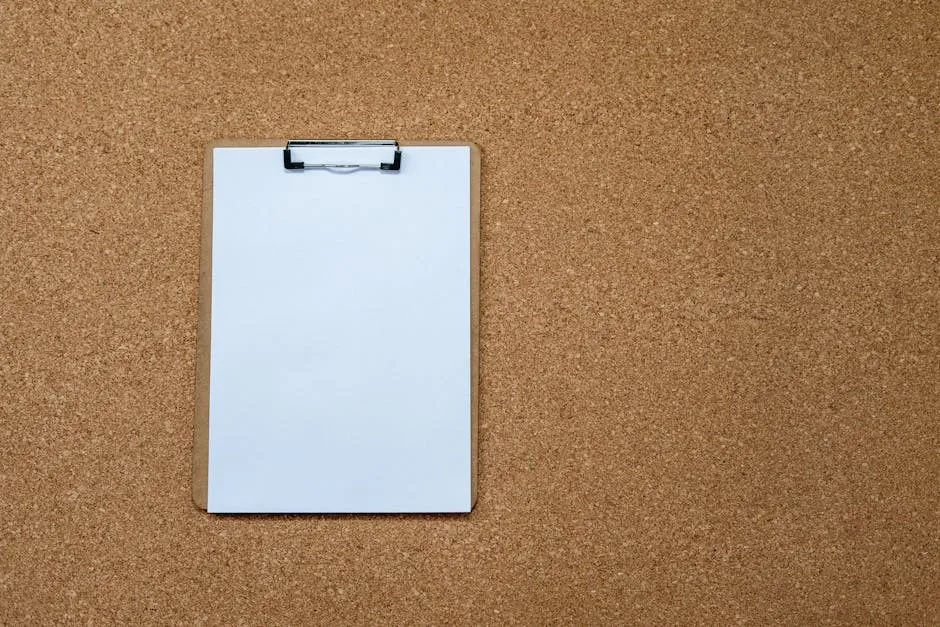 White Rectangular Board on Brown Surface