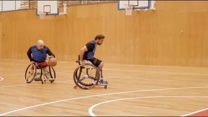 Horizontal video: People playing basketball 6762828. Duration: 18 seconds. Resolution: 2688x1522