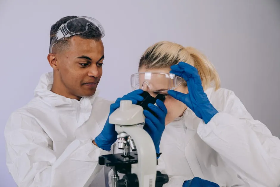 Scientists Experimenting in the Laboratory