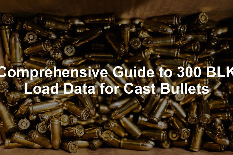 Featured image for Comprehensive Guide to 300 BLK Load Data for Cast Bullets