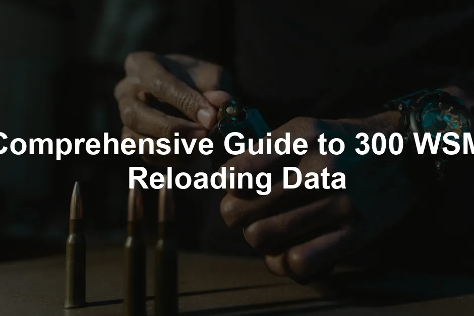 Featured image for Comprehensive Guide to 300 WSM Reloading Data