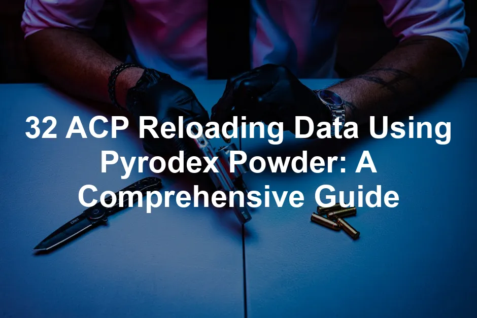 Featured image for 32 ACP Reloading Data Using Pyrodex Powder: A Comprehensive Guide