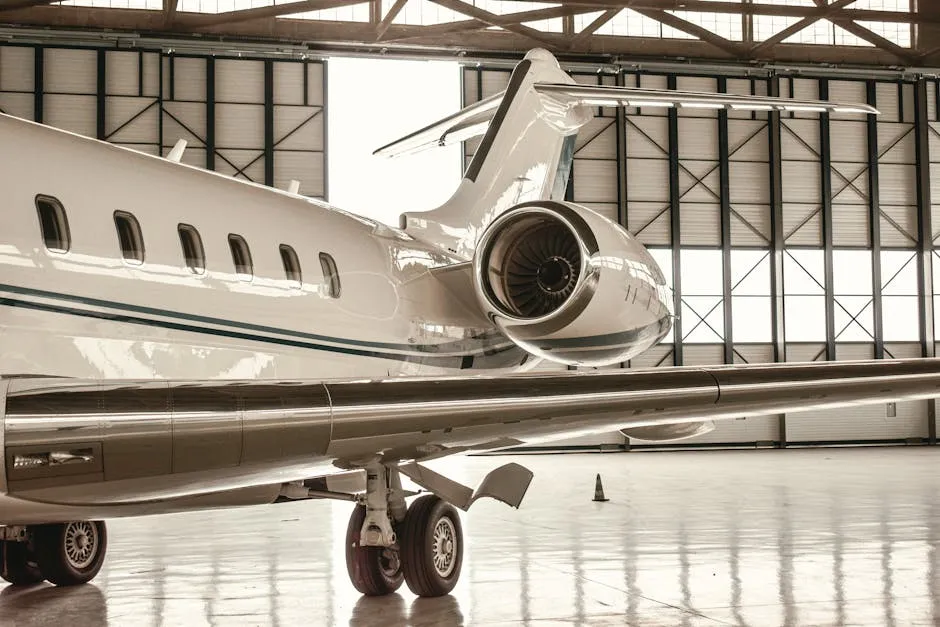 Plane in Hangar