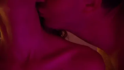 Horizontal video: A man kissing a woman neck and shoulder 4218716. Duration: 15 seconds. Resolution: 3840x2160