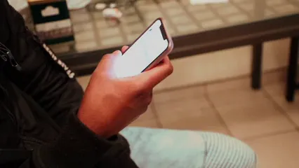 Horizontal video: Man browsing instagram on his mobile phone 5321509. Duration: 11 seconds. Resolution: 1920x1080