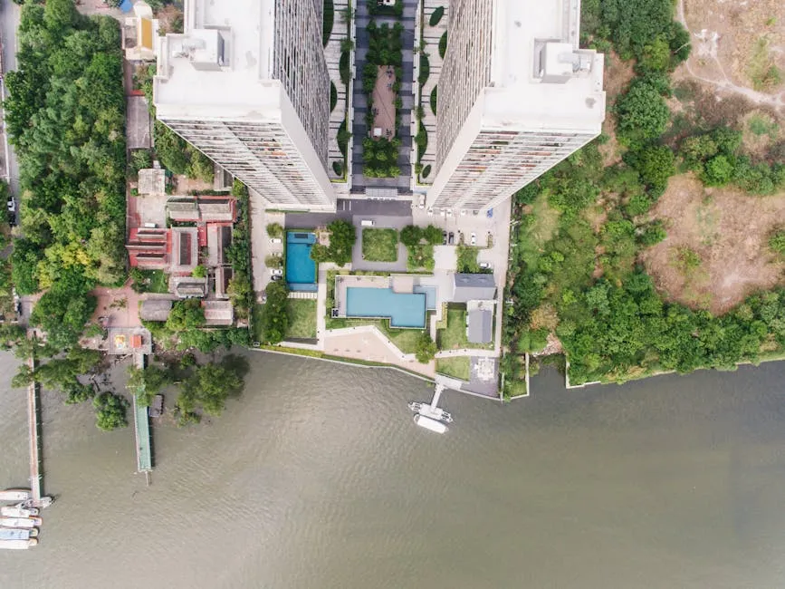 Aerial Shot of Buildings