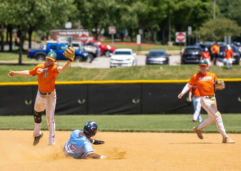 Men Playing Baseball