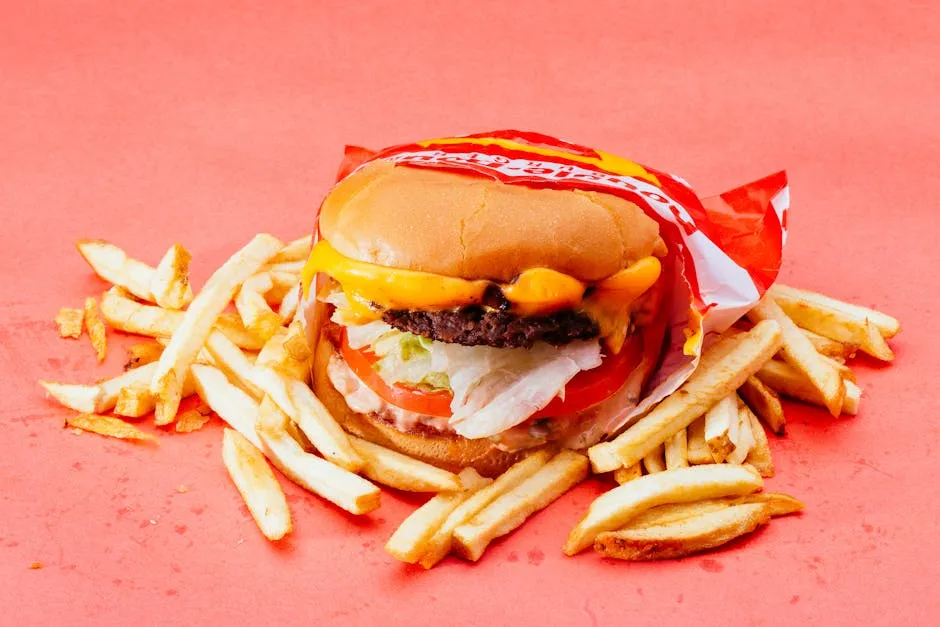 Photo of Cheeseburger And French Fries