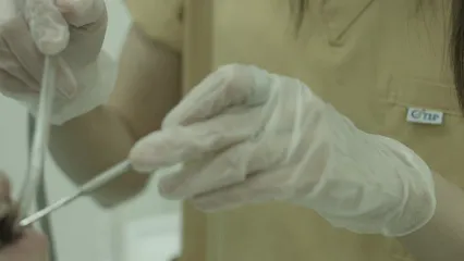 Horizontal video: A dentist giving dental service to a patient 3024322. Duration: 8 seconds. Resolution: 1920x1080