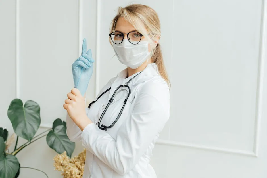 A Doctor Wearing a Face Mask