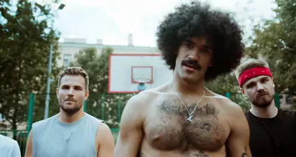 Horizontal video: Men standing on basketball court 5275684. Duration: 23 seconds. Resolution: 4096x2160