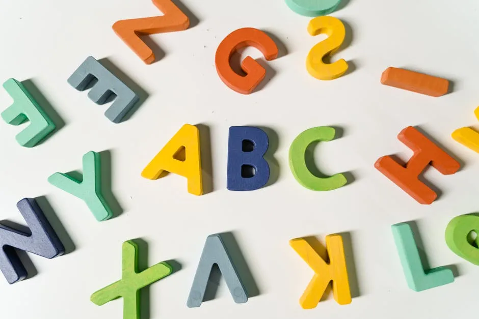 Colorful Letters for Learning Alphabet