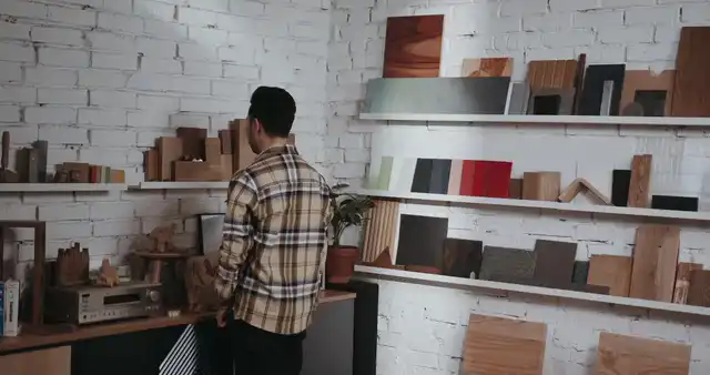 Horizontal video: A salesman showing samples to a client 7505110. Duration: 66 seconds. Resolution: 4096x2160