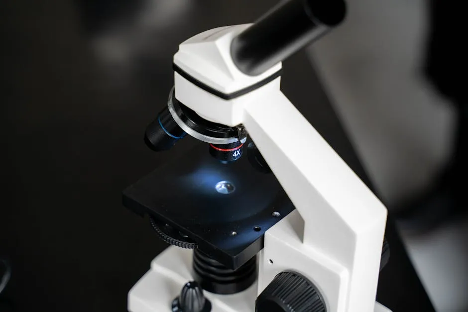 Close up of a Microscope 