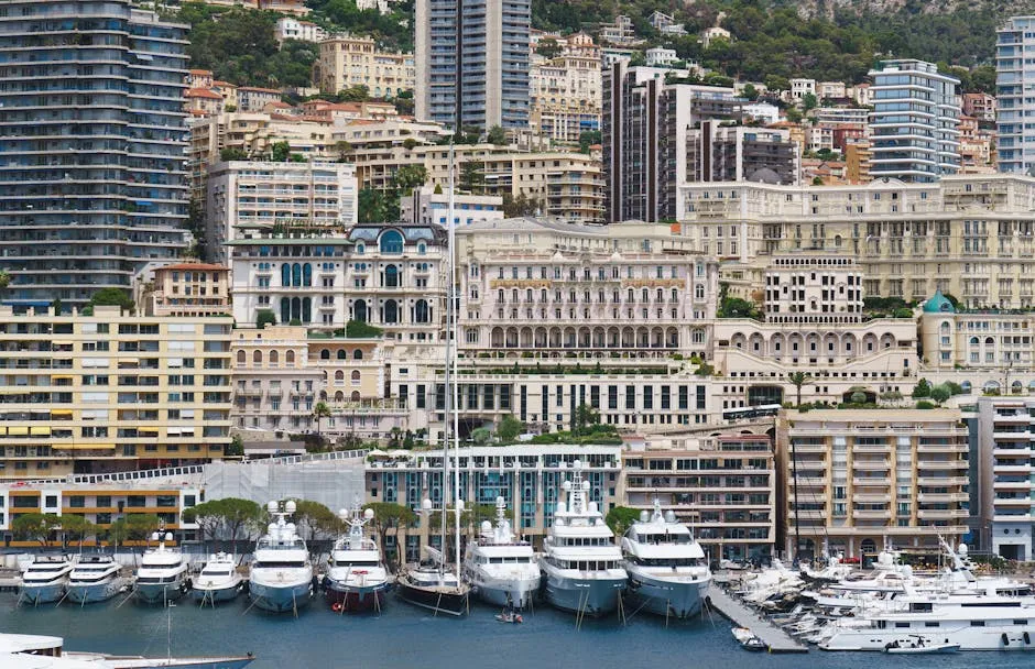 Monaco cityscape.