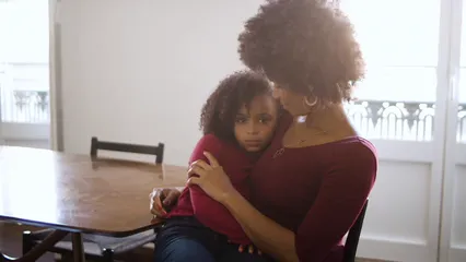 Horizontal video: Mother holding her daughter in arms 6296781. Duration: 10 seconds. Resolution: 3840x2160