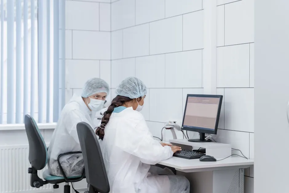 Scientists Working in a Lab