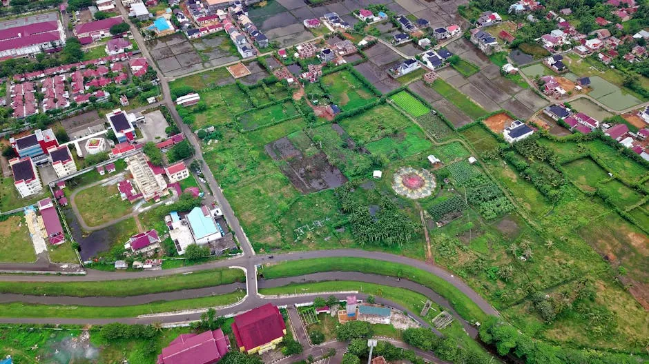 Aerial View of Residential Area