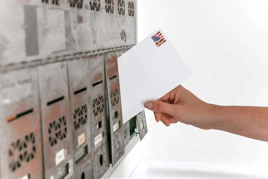 Person Holding White Envelope