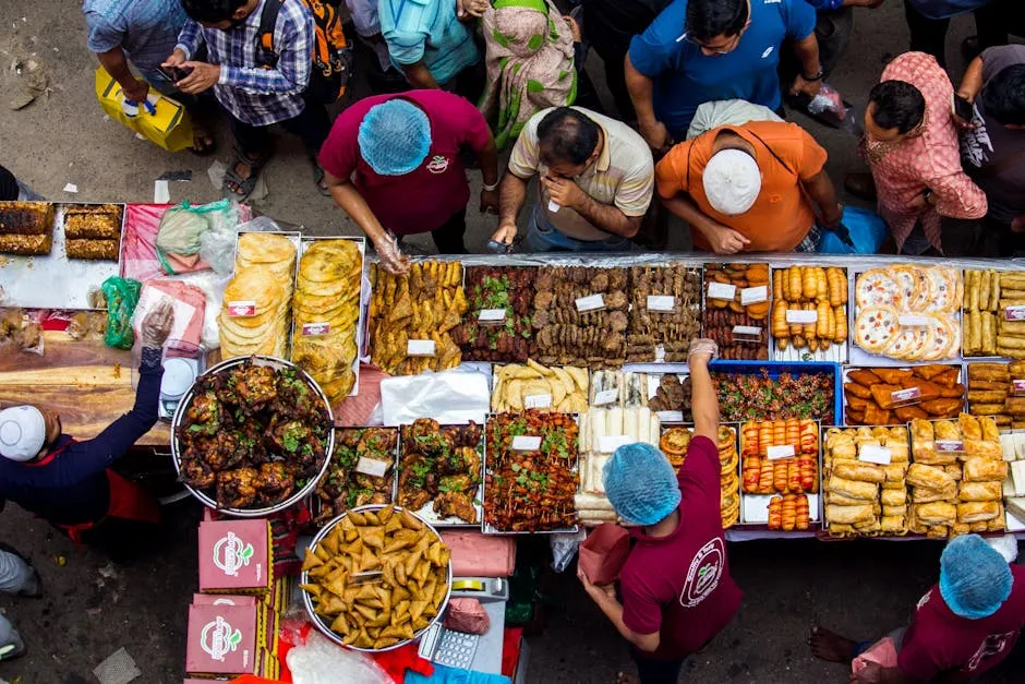 People Shopping at Bazaar