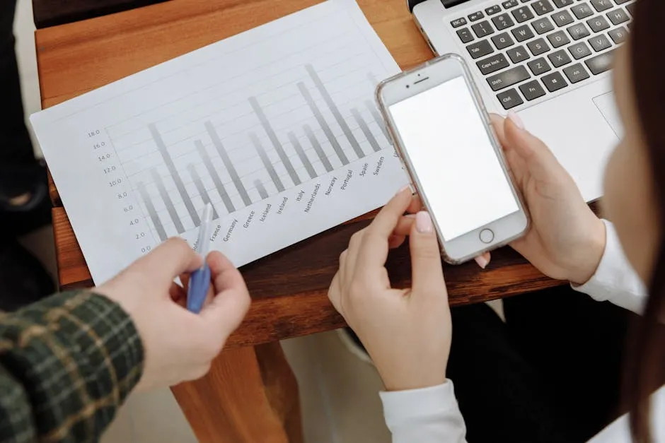 People Analyzing the Business Progress Reports