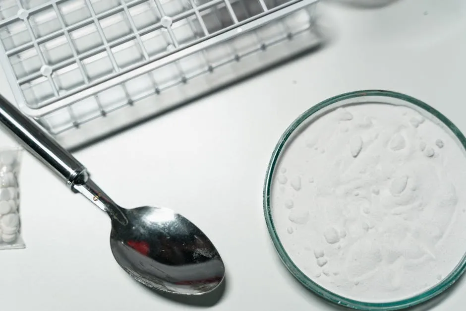 Close-Up Shot of Silver Spoon and Illegal Drugs on White Surface