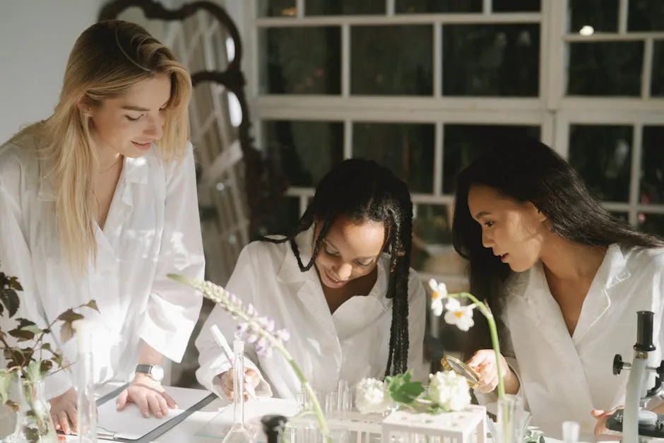 Women Sitting at the Table