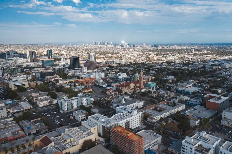Aerial Photography of a City