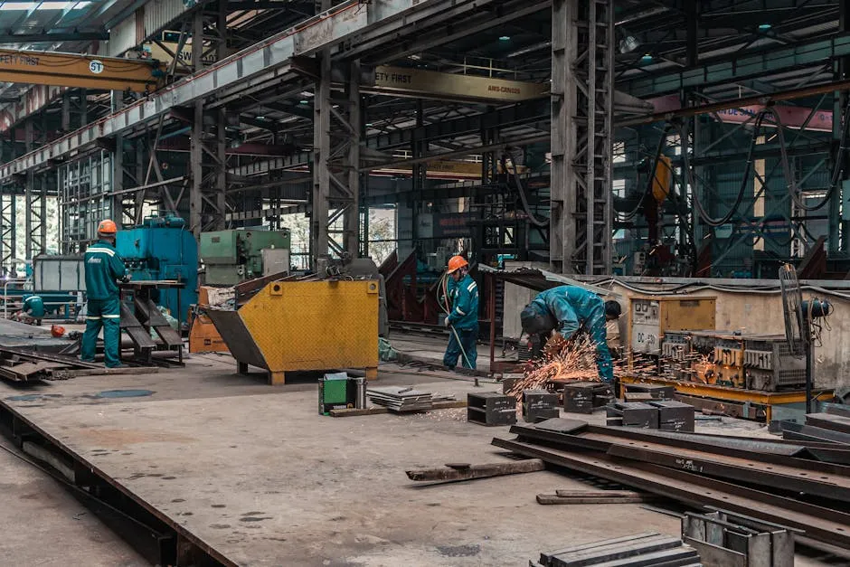 Men Working in a Factory