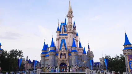 Horizontal video: Fireworks in disney 19554915. Duration: 17 seconds. Resolution: 3840x2160
